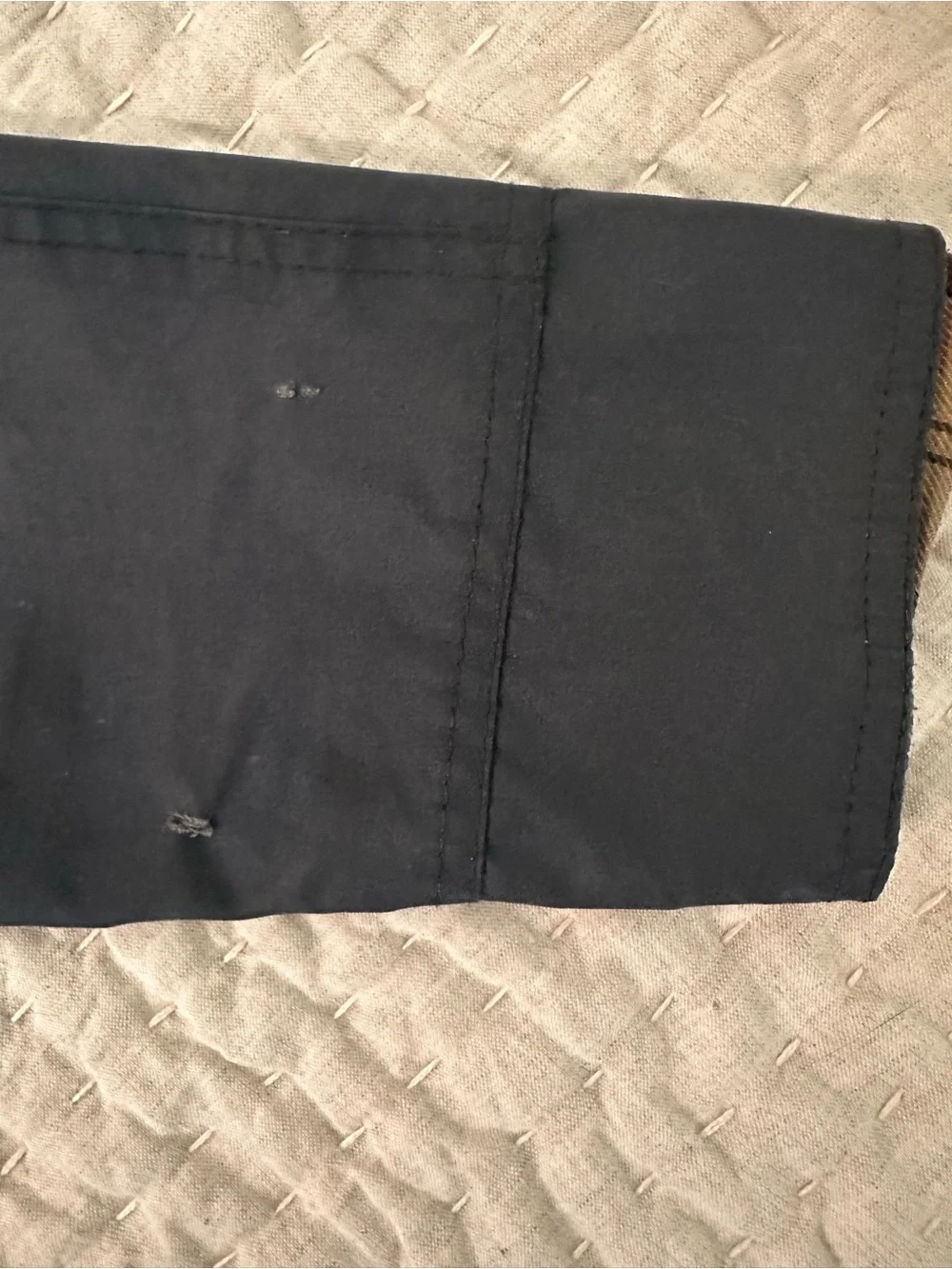 Barbour Women’s Navy Waxed Jacket - Picture 6 of 6